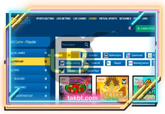 معرفی بازی های کازینویی Beton